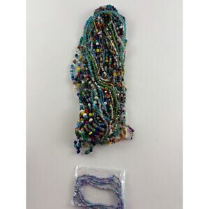 Lot of Colorful Mardi Gras Beads Necklaces Party Favors Crafts Costume Decor